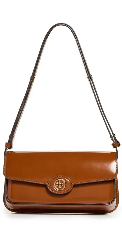 Tory Burch Robinson Shoulder Bag In Brown