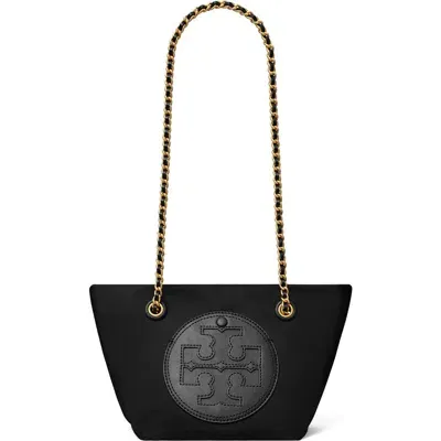 Tory Burch Small Ella Chain Convertible Crossbody Bag In Black