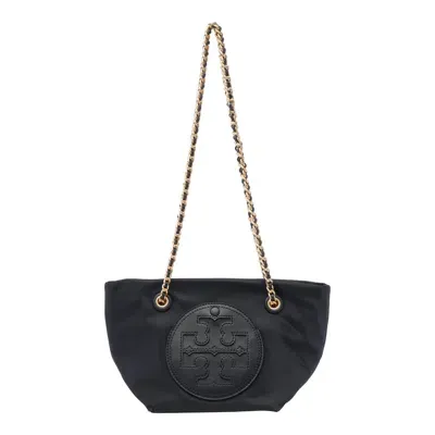 Tory Burch Ella Small Chain Crossbody Bag In Black