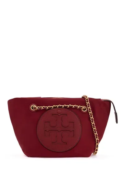 Tory Burch Small Ella Shoulder Bag In Ruby (red)