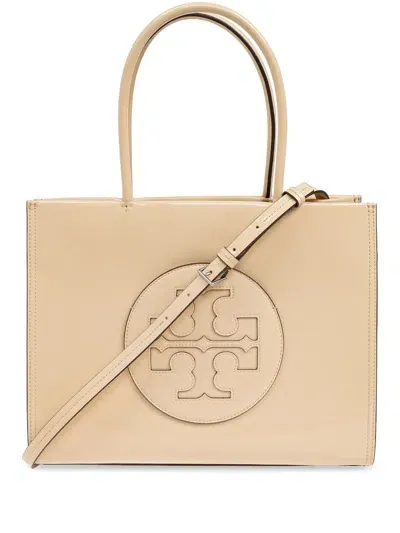 Tory Burch Small Ella Tote Bag In Neutrals