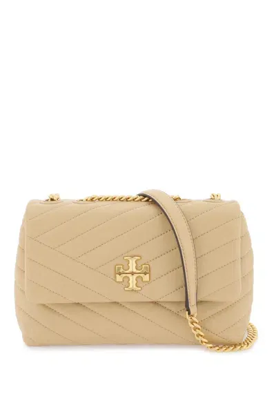 Tory Burch Small Kira Shoulder Bag In Beige