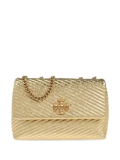 Tory Burch Small Kira Shoulder Bag In Gold