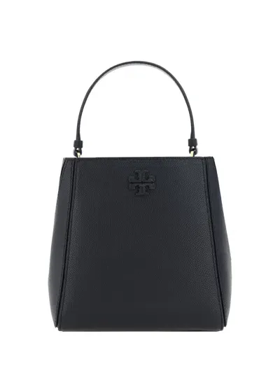 Tory Burch Small Mcgraw Handbag In Black