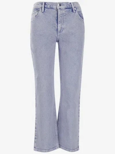 Tory Burch Stretch Denim Jeans In Blue