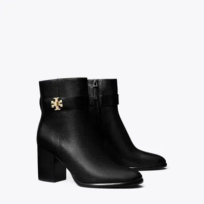 Tory Burch T Lock Heeled Ankle Boot In Perfect Black