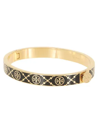 Tory Burch T Monogram Hinge Bracelet In Multi