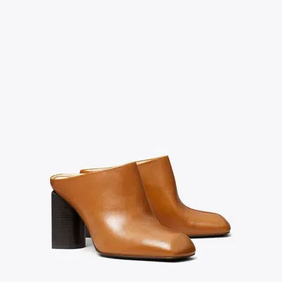 Tory Burch Twisted Heel Mule In Sierra Cognac