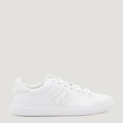 Tory Burch White Leather Howell Sneakers