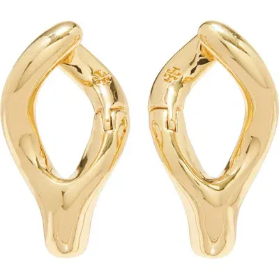 Tory Burch Wishbone Drop Earrings In Gold