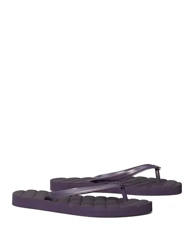 Tory Burch Women's Kira Flip Flop Sandals In Deep Purple