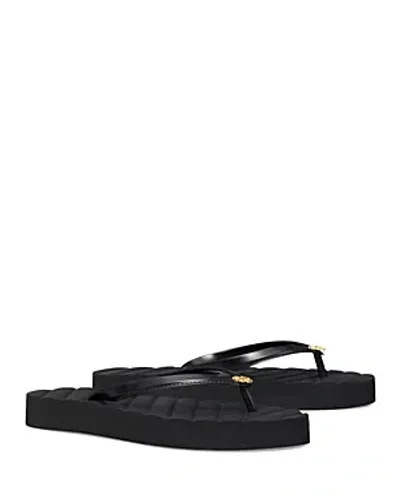 Tory Burch Women's Kira Flip Flop Sandals In Perfect Black