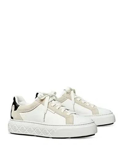 Tory Burch Women's Ladybug Low Top Sneakers In Titanium