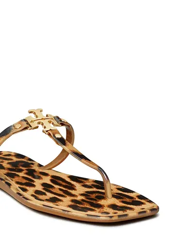 Tory Burch Women's Roxanne Jelly Thong Sandals In Classic Leopard