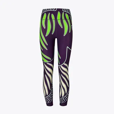 Tory Sport Weightless 7/8 Printed Tactel® And Lycra®-blend Leggings In Multicolor