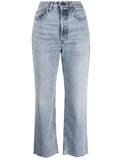 Toteme Pre Organic Cotton Denim Jeans In Blue