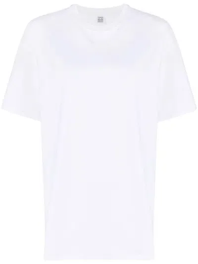 Toteme Pre Organic Cotton T Shirt In White