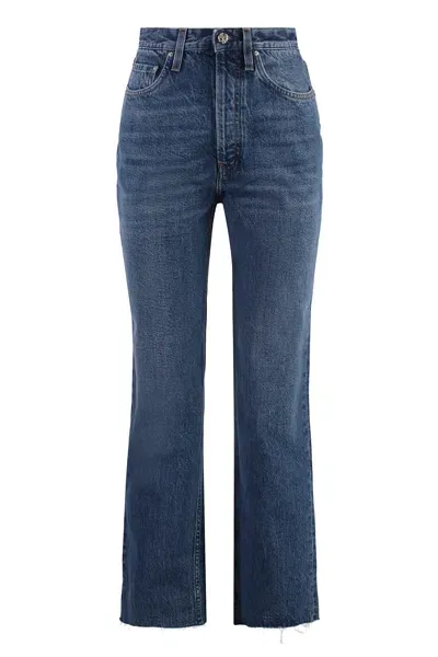 Totême 5-pocket Straight-leg Jeans In Denim