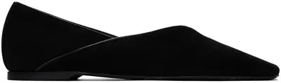 Totême The Everyday Flat Ballerinas - Toteme - Suede - Black