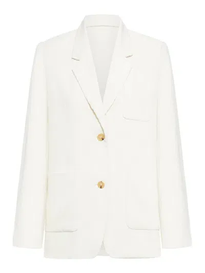 Totême Blazer In Blanco