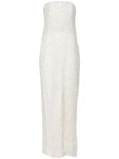 Totême Strapless Fil-coup� Dress In White