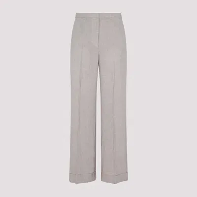 Totême Toteme Wide Fluid Trousers In White