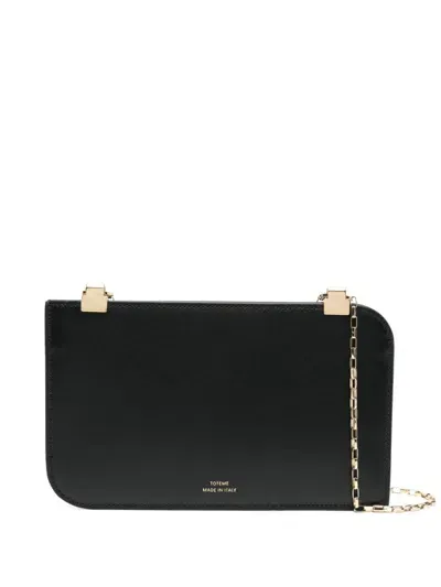 Totême Logo-stamp Cross Body Bag In Black