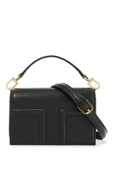 Totême Mini T-flap In Black