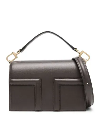 Totême Mini T-flap Tote Bag In Brown