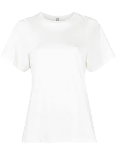 Totême Organic Cotton T-shirt In White