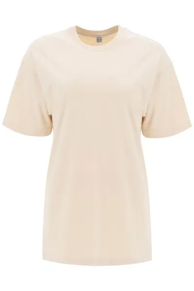 Totême Oversized Straight T Shirt In Neutral