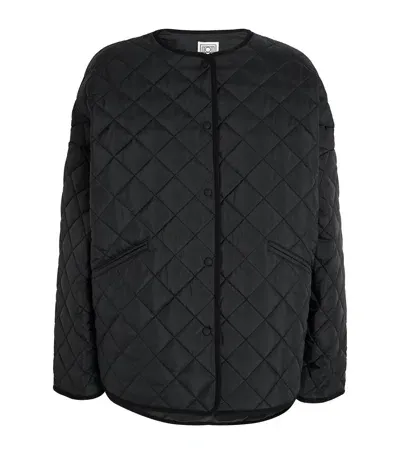 Totême Quilted Jacket In Black