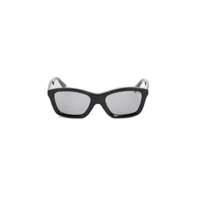 Totême Rectangular Frame Sunglasses In Black