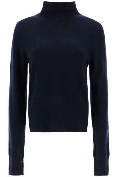 Totême Short Cashmere Sweater 'd In Blue