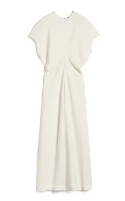 Totême Slouch Waist Dress In Cream