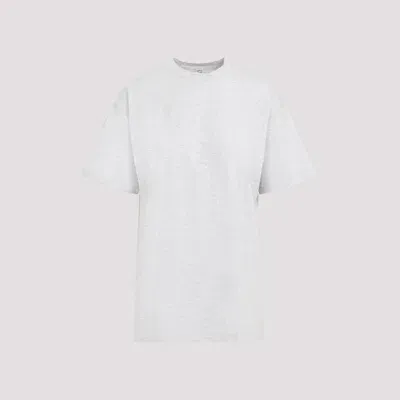 Totême Straight Cotton T-shirt In Grey