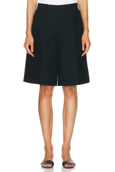 Totême Straight Tailored Shorts In Black