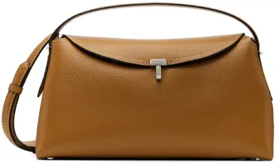 Totême T-lock Top Handle Tan Grain