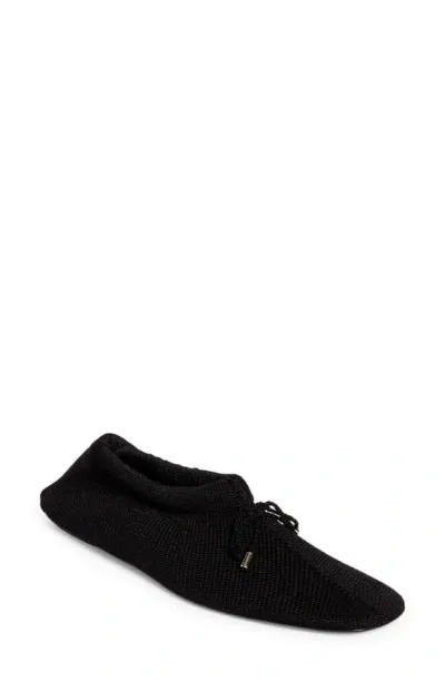 Totême Knitted Ballet Flats In Black