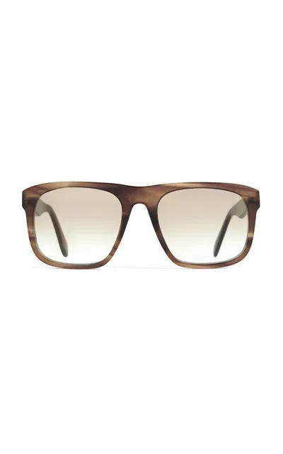 Totême The Navigators Sunglasses In Bark