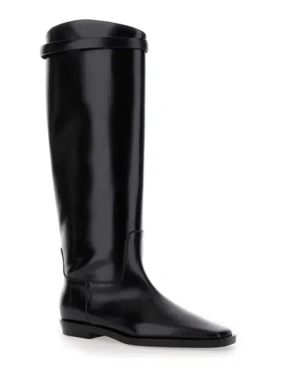 Totême The Riding Boot In Black