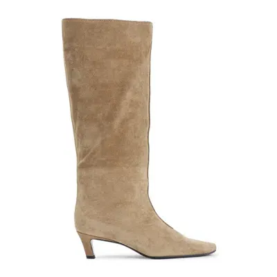 Totême The Wide Shaft Boot Caramel In Neutrals