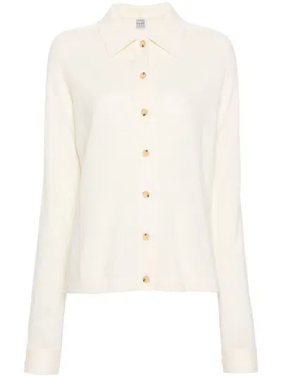 Totême Toteme Cashmere Shirt In White