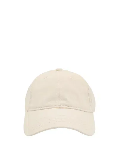 Totême Logo Embroidered Curved Peak Baseball Cap In White