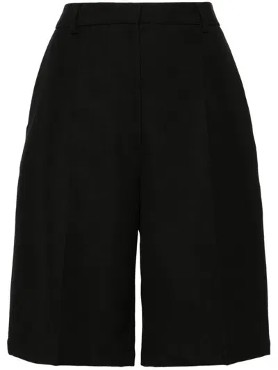 Totême Knee-length Tailored Shorts In Black