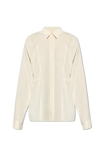 Totême Toteme Silk Shirt In White