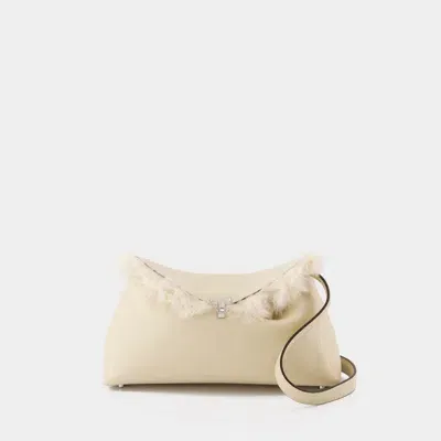 Totême Toteme T-lock Clutch In Beige