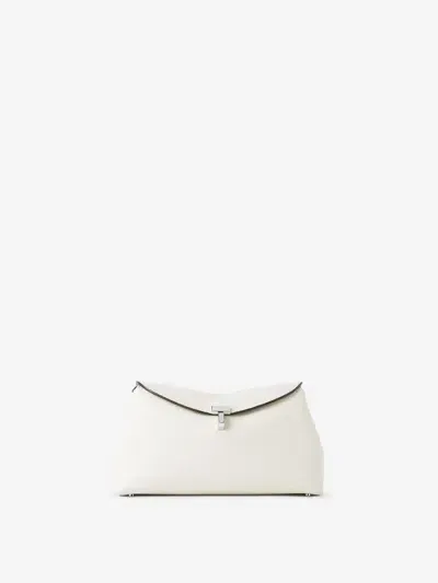 Totême Toteme T-lock Crossbody Bag In Beige