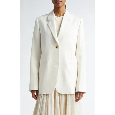 Totême Toteme Tailored Suit Jacket In Off White