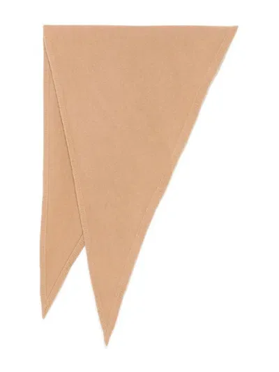 Totême Toteme Triangle Scarf In Beige